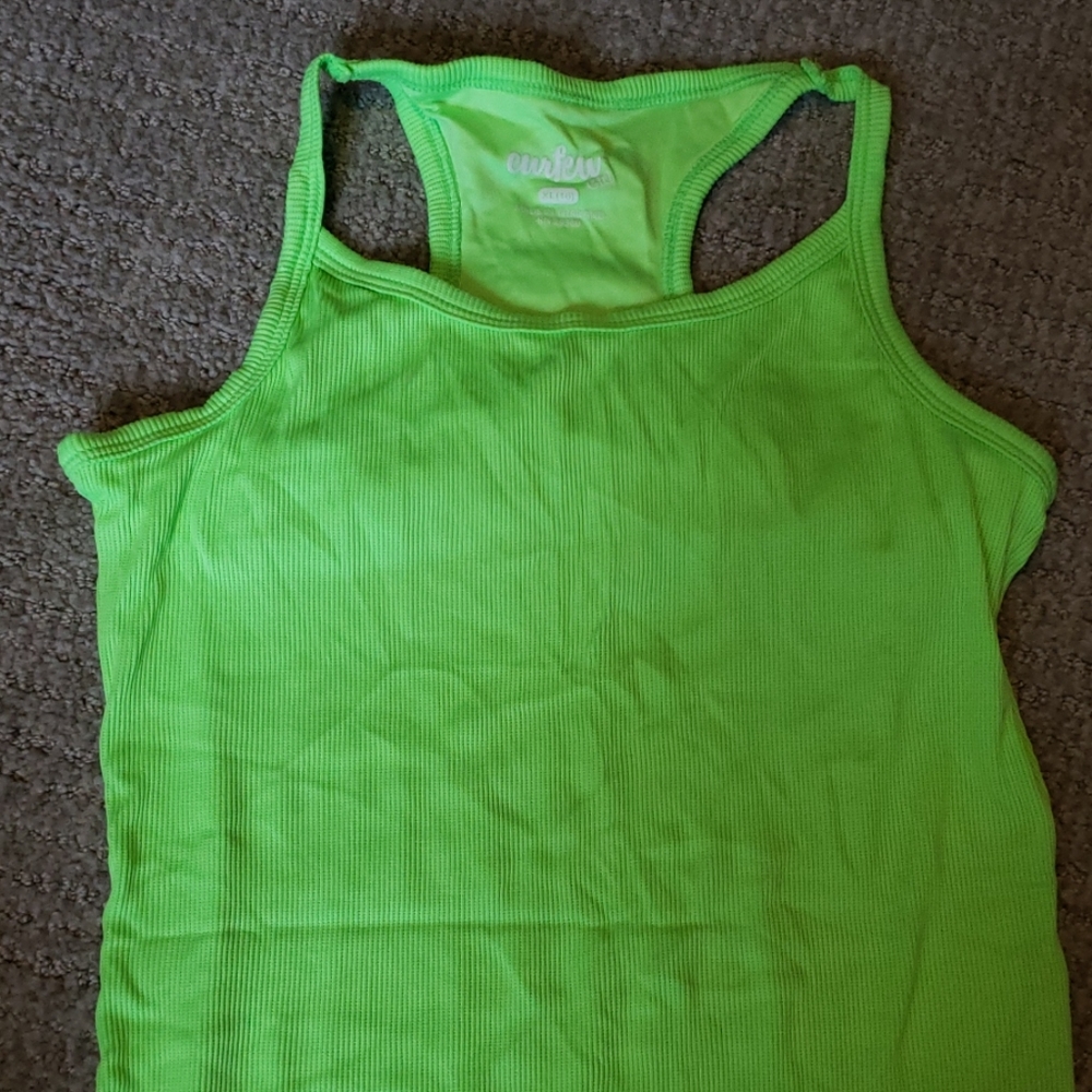 Girls racerback tank